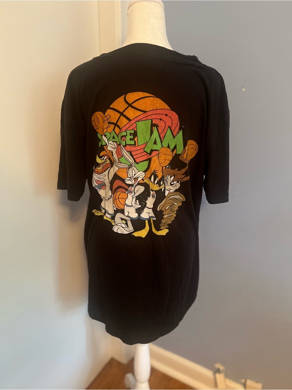 Vintage Space Jam Baseball Shirt
